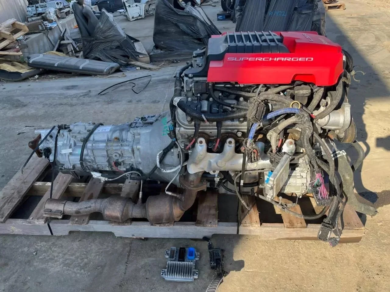 2015 Camaro ZL1 6.2 LSA Supercharged Engine & Tremec TR6060 Trans Swap - Image 2