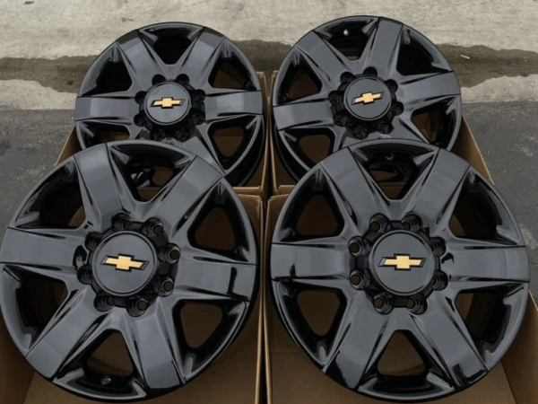 Chevrolet Silverado 2500 3500 HD Gloss Black Wheels Rims