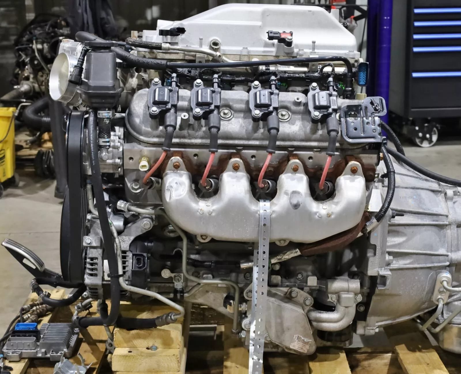 2009 Cadillac CTS-V 6.2L LSA Supercharged Engine and 6L90E Automatic Transmission for Sale - Image 10