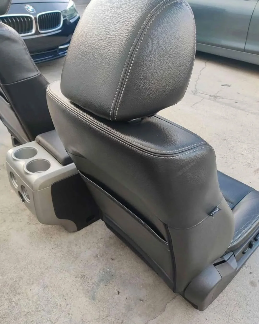 2009-2014 Ford F-150 FX4 Lariat Crew Cab Black Leather Seats for Sale - Image 6