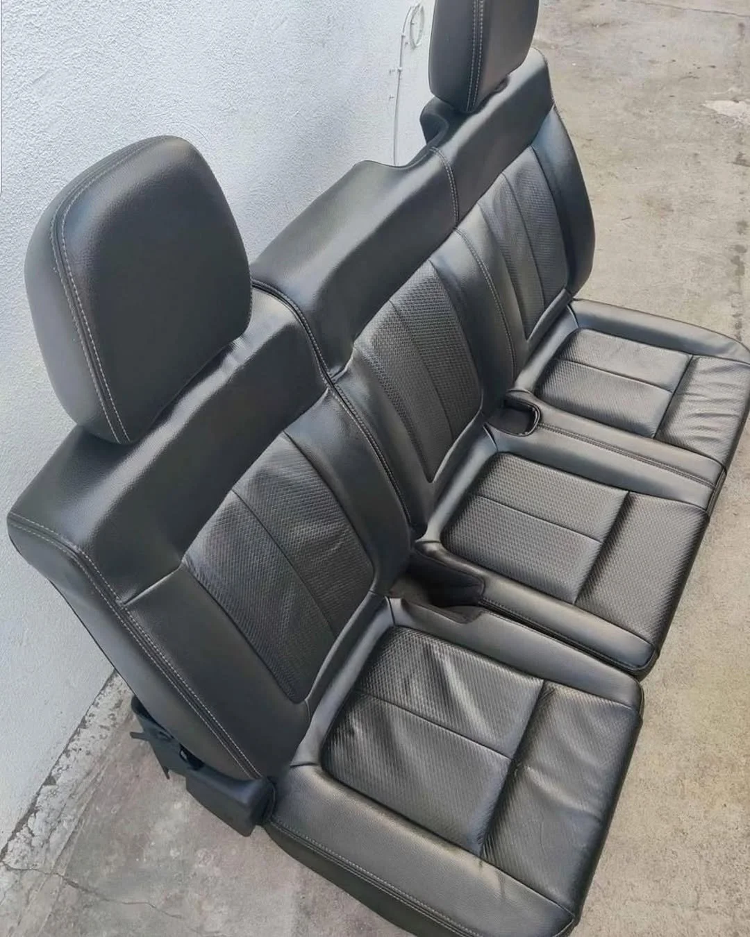 2009-2014 Ford F-150 FX4 Lariat Crew Cab Black Leather Seats for Sale - Image 7