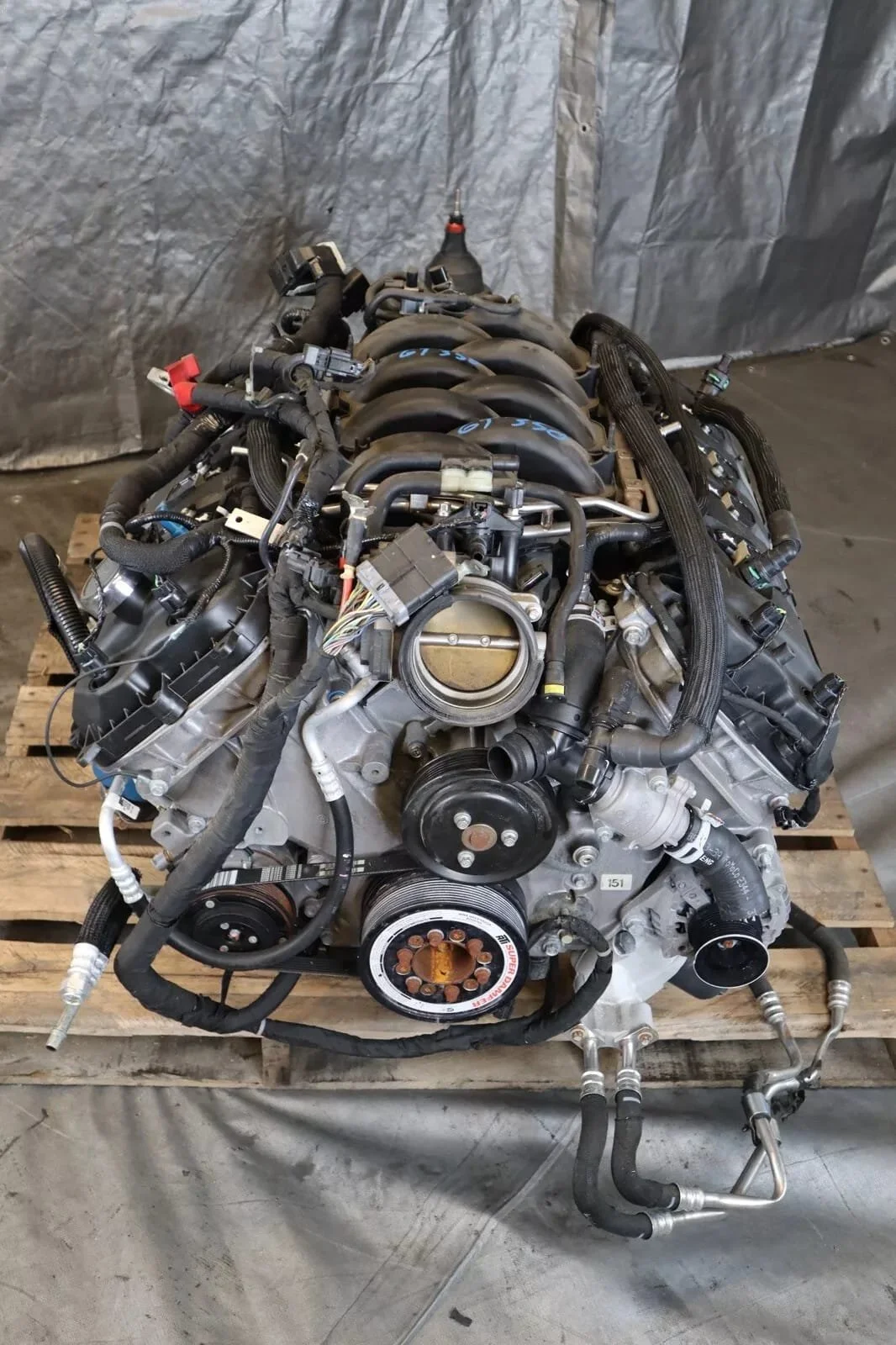 2018 Ford Mustang Shelby GT350 5.2L OEM Voodoo Engine 6 Speed Transmission Swap for Sale