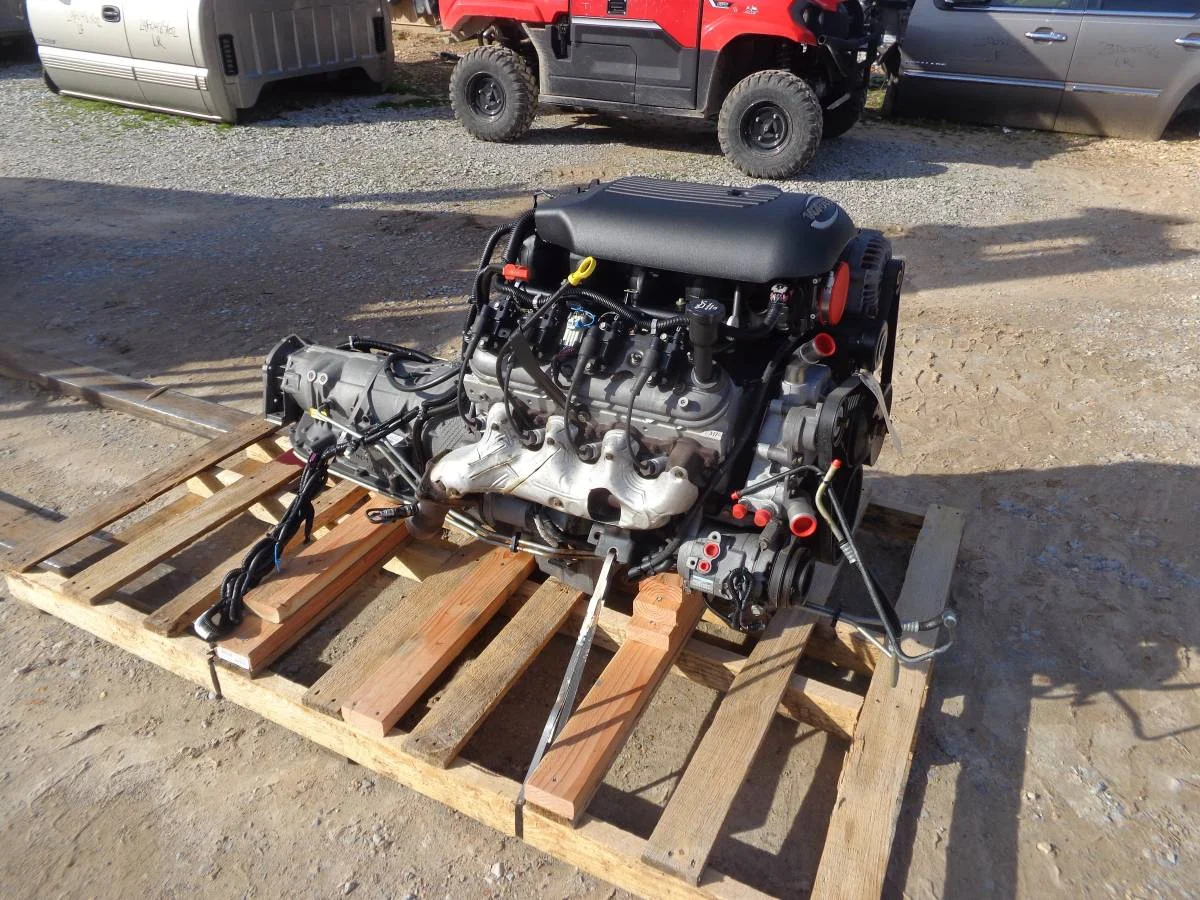 2003 Chevy 6.0 LQ4 Vortec Engine with 4L80E Trans and Wiring – LS Swap Dropout – 41K Miles - Image 7