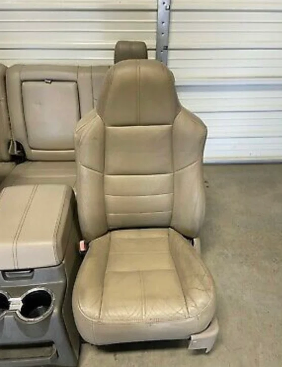 1999-2010 Ford F250/F350/F450 Super Duty Gray Lariat Front & Rear Seats - Image 5