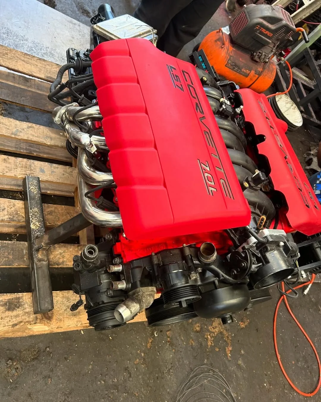 2006 Corvette C6 Z06 7.0L LS7 427 Engine Pullout - Image 2