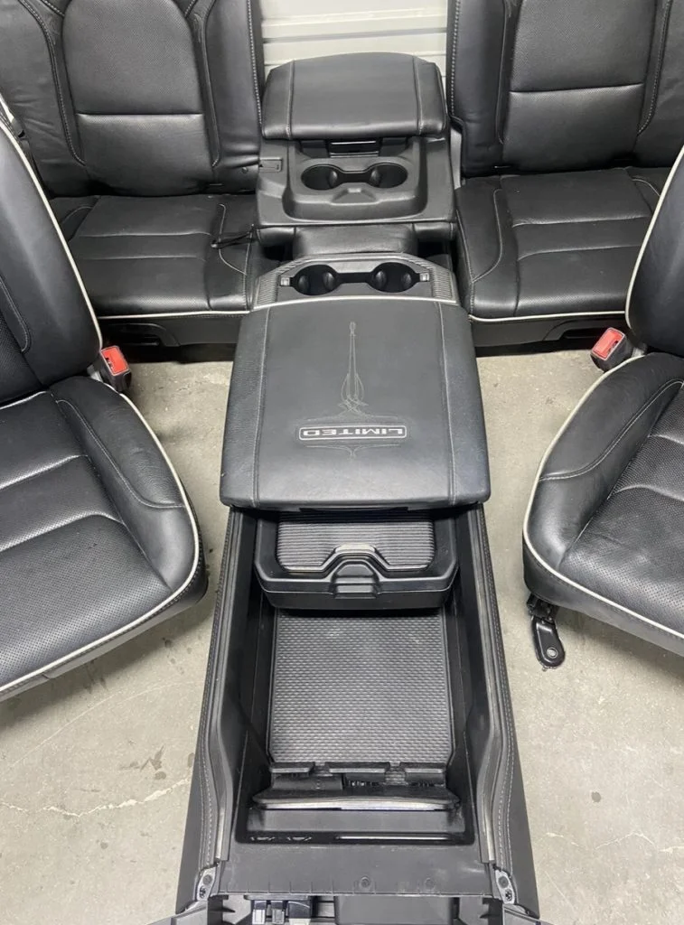 2019-2023 Dodge Ram 1500, 2500, 3500 5th Gen Front & Rear Seats Console - Image 3
