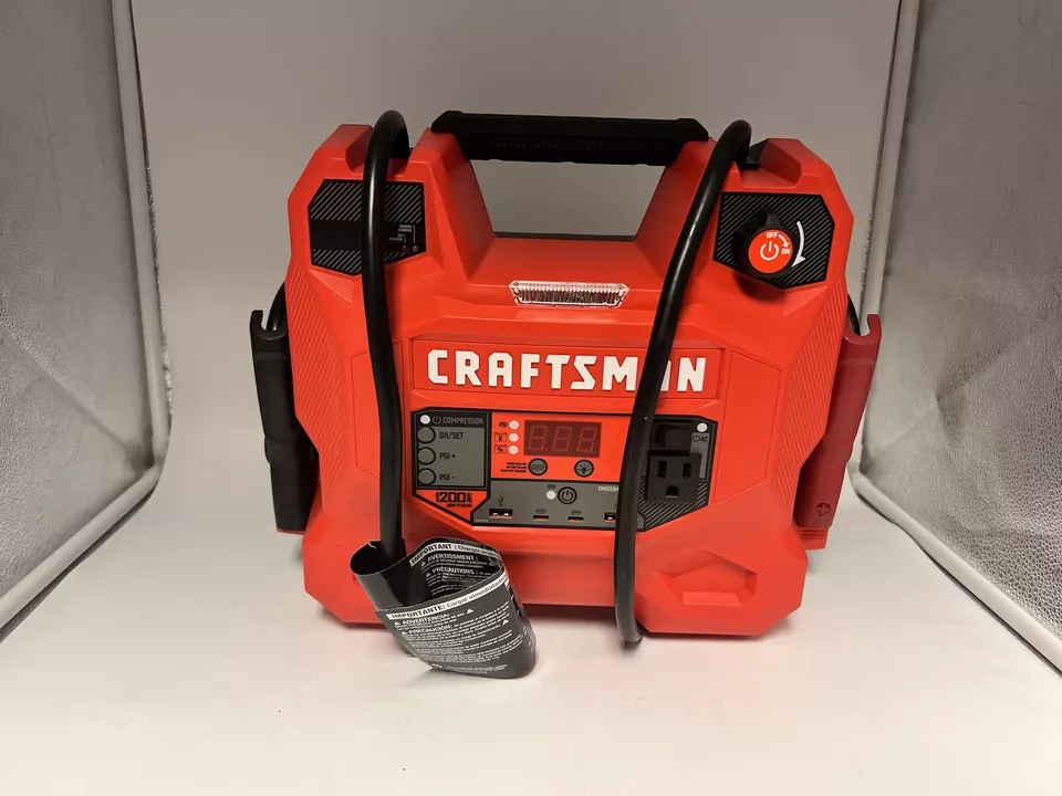 Craftsman CMXCESM256 Jump Starter & Power Station | 1200 Peak Amps | Portable Power - Image 2