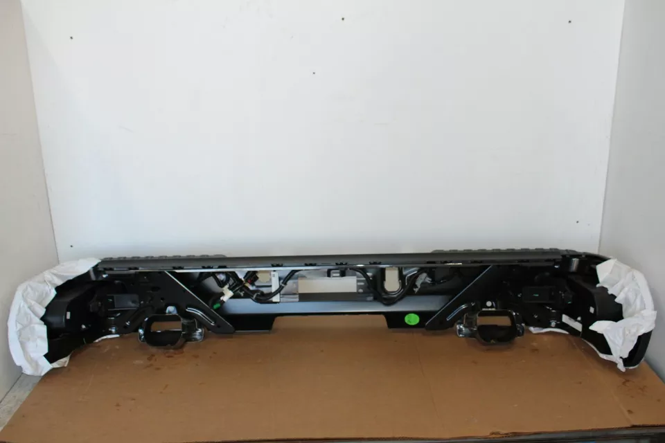 2019-2021 GMC Sierra. Chevy Silverado 1500 Rear Bumper W/SENS ASM OEM
