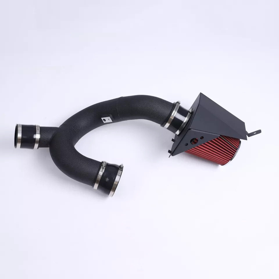 2012-2014 Ford F150 3.5L V6 Ecoboost Turbo RED Cold Heat Shield Air Intake Kit - Image 5