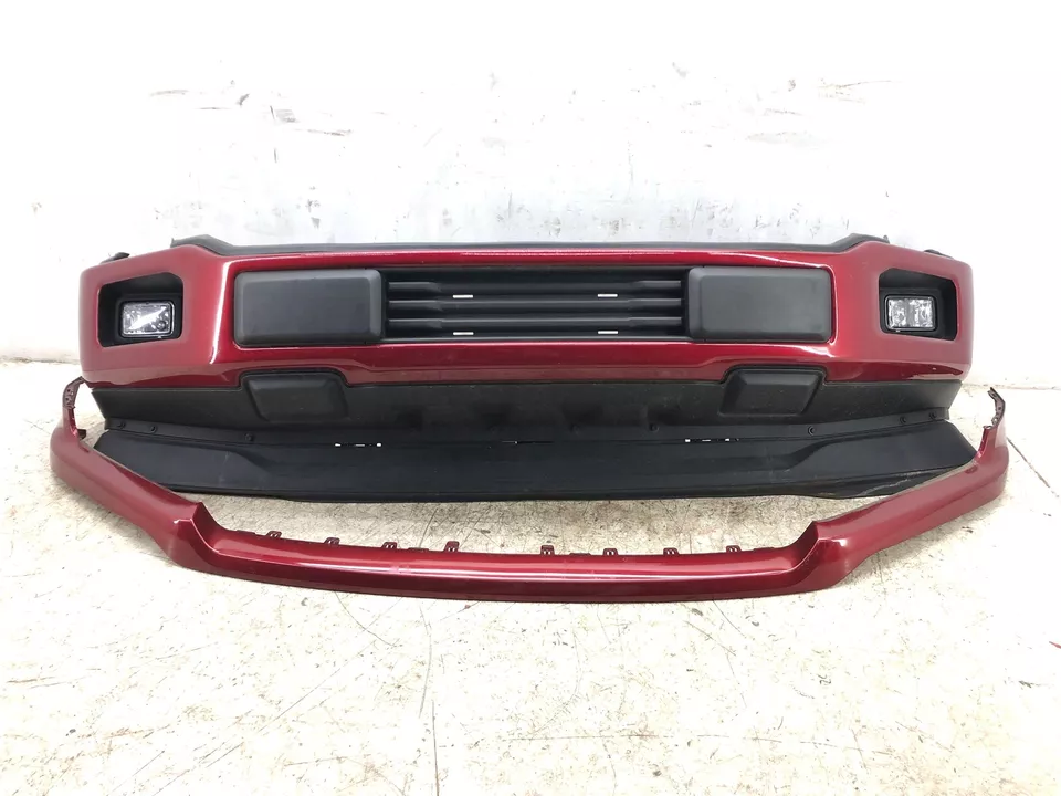 2018-2020 Ford F-150 OEM Front Bumper Assembly with Fog Lamps (Ruby Red) – USED - Image 7